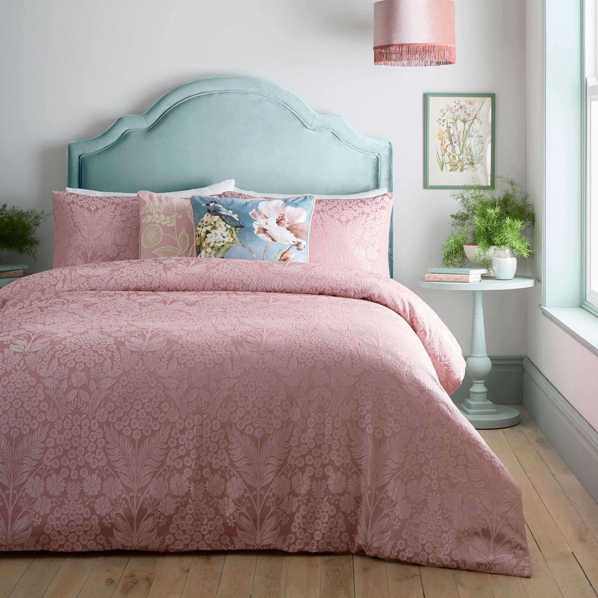 Toria Duvet Cover Set in Blush - Duvet Cover Set - Appletree