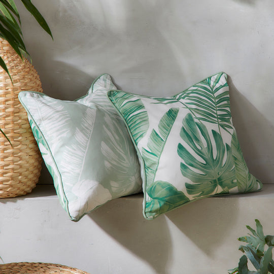 Tahiti Outdoor Cushion in Green 43 x 43cm