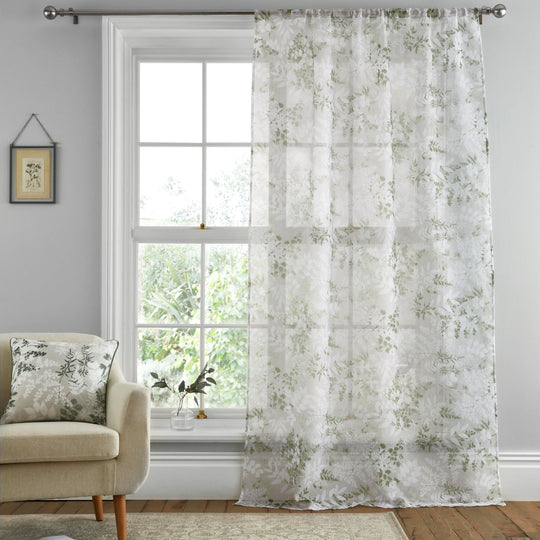 Tiverton Voile Panel in Green