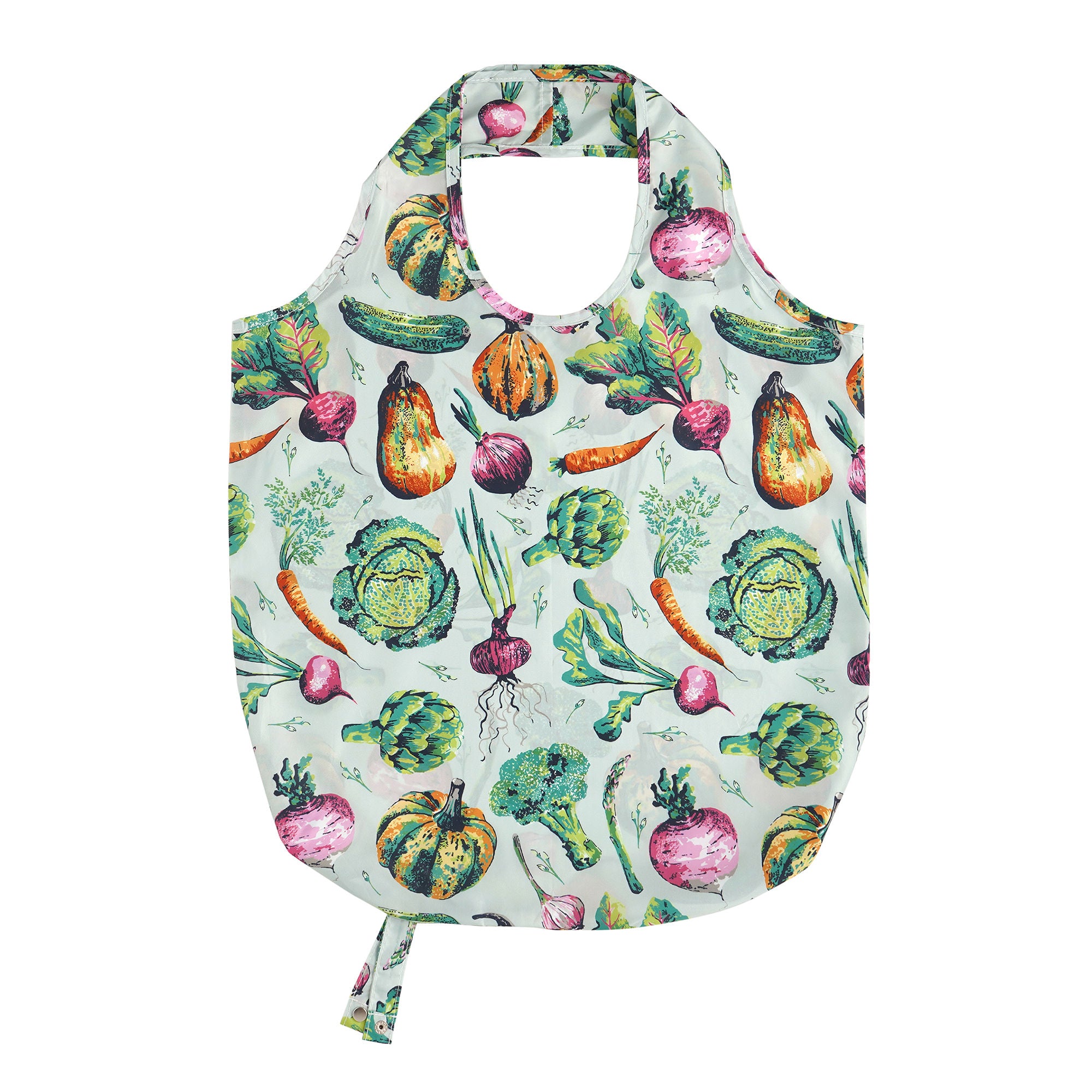 Ulster Weavers Vegetable Medley Foldable Tote Bag Medium in Multi - Roll-Up Bag - Ulster Weavers