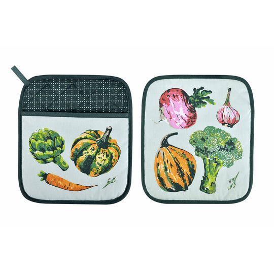 Vegetable Medley Pot Mitt in Multicolour