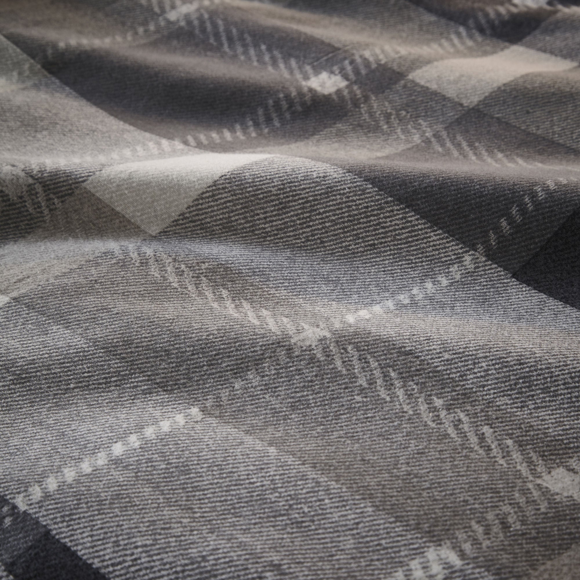 Colville Check Duvet Cover Set by Dreams & Drapes Lodge in Grey - Duvet Cover Set - Dreams & Drapes Lodge