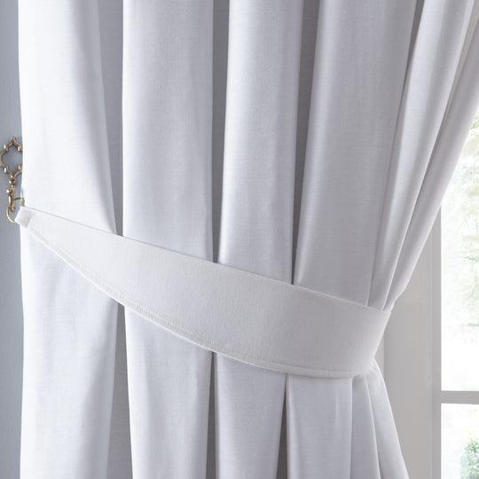 Dijon Curtain Tiebacks in White