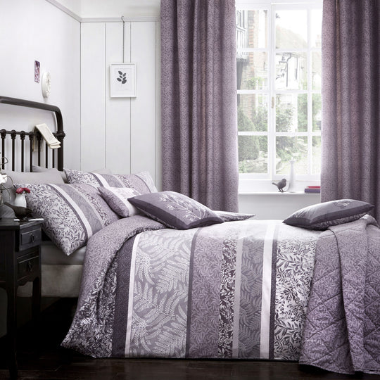 Hanworth Duvet Cover Set in Heather