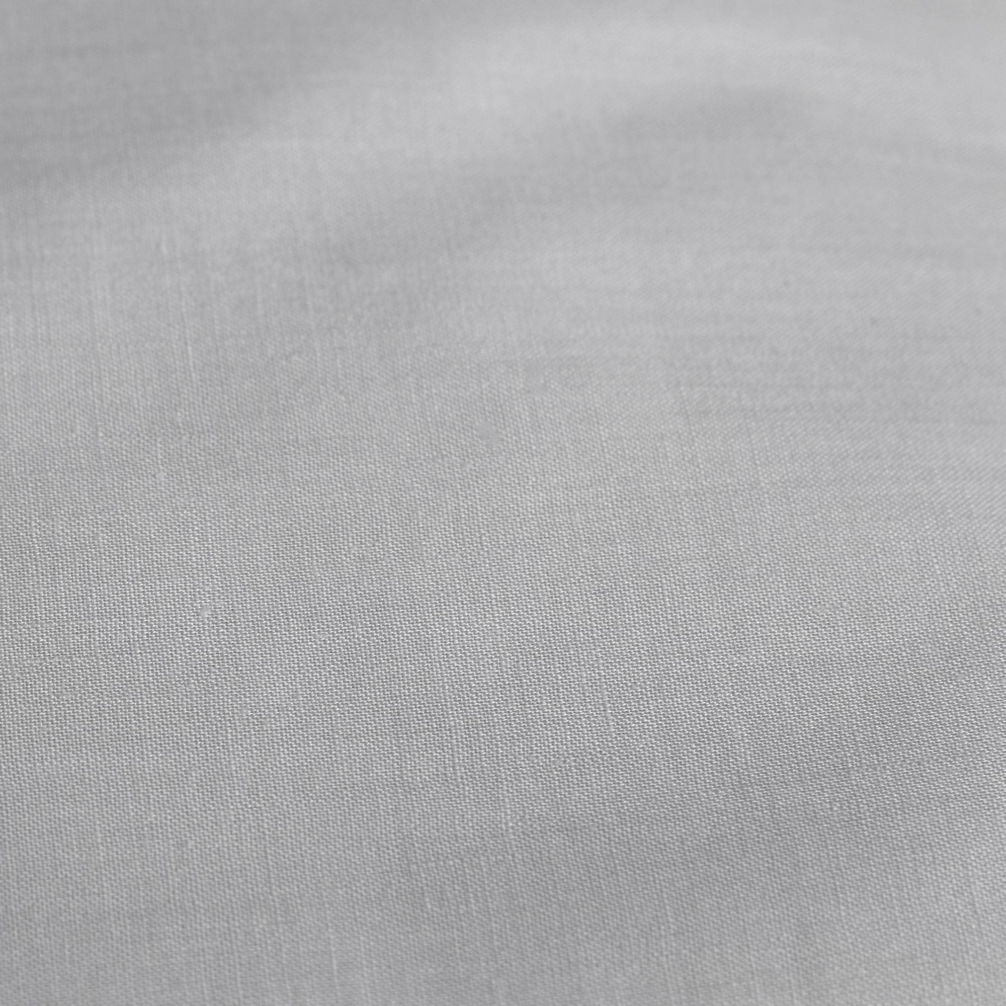 Plain Dyed Pair of Housewife Pillowcases by Serene in Silver 50 x 75cm - Pair of Housewife Pillowcases - Serene