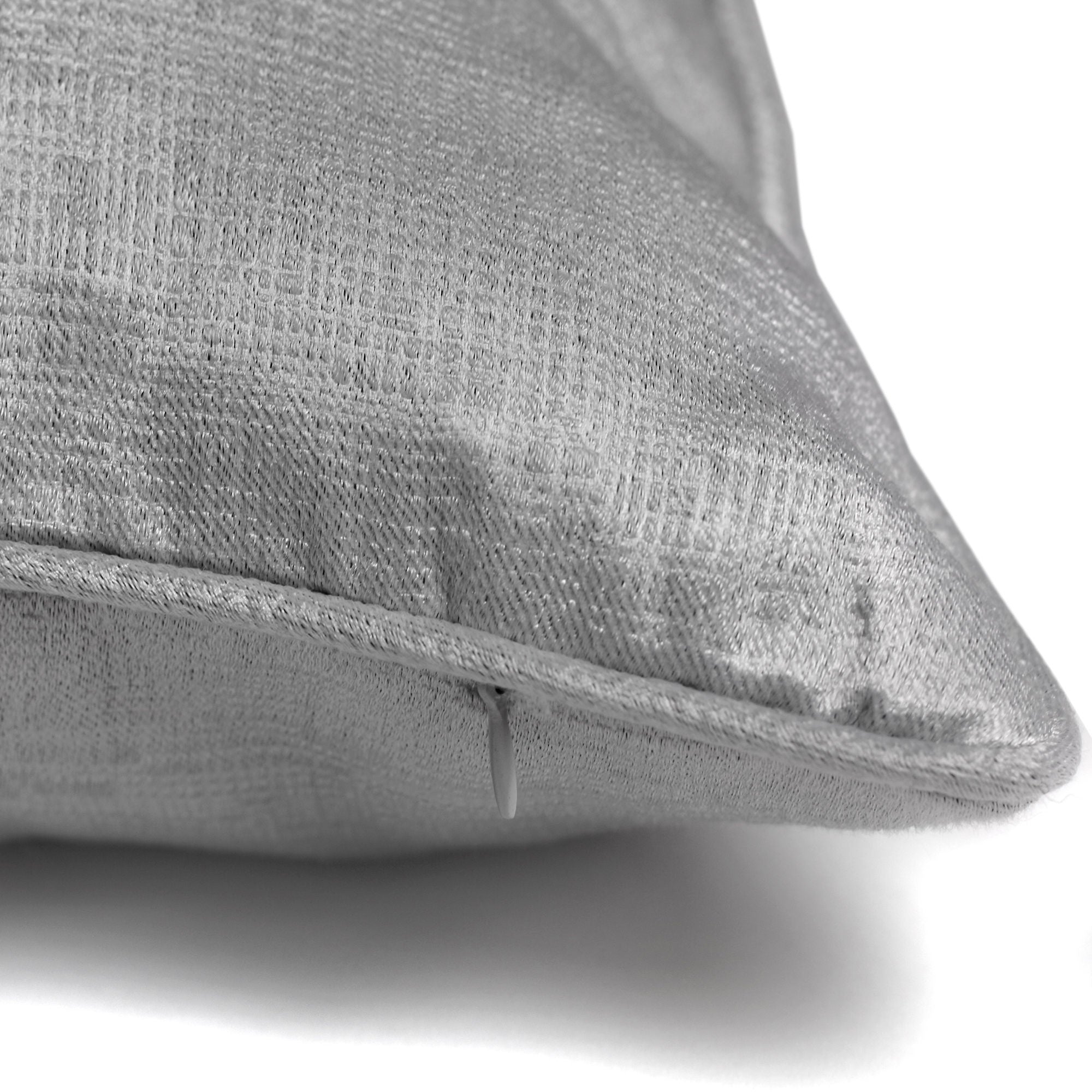 Strata Cushion by Fusion in Silver 43 x 43cm - Cushion - Fusion