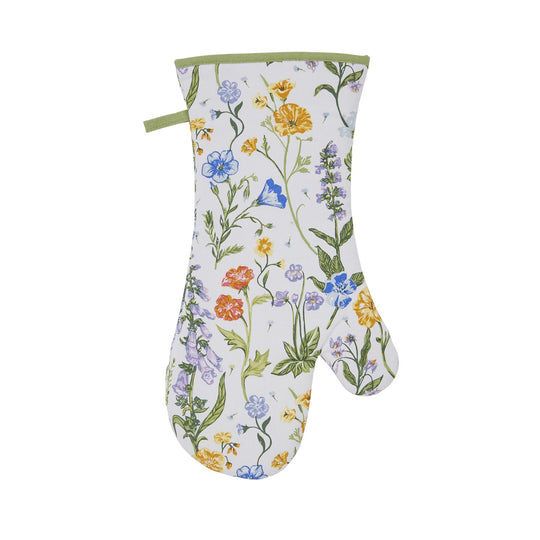 Cottage Garden Gauntlet Oven Glove in Multicolour