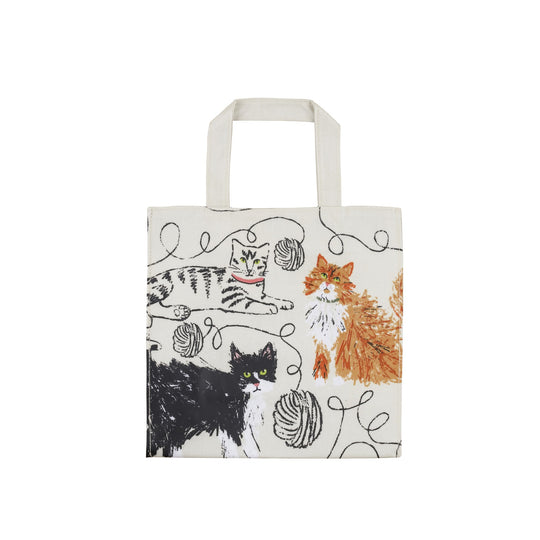 Feline Friends PVC Bag Small in Grey
