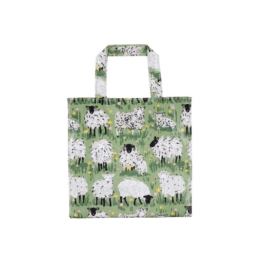 Woolly Sheep PVC Bag Small in Green