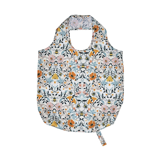 Bee Bloom Foldable Tote Bag Medium in Multicolour