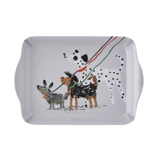 Dog Days Scatter Tray in Grey