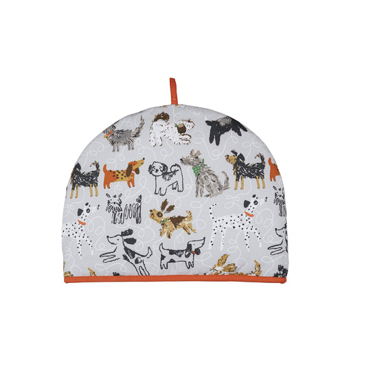 Dog Days Tea Cosy in Grey