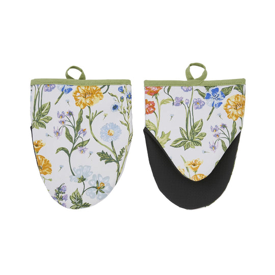 Cottage Garden Microwave Mitts Pair in Multicolour