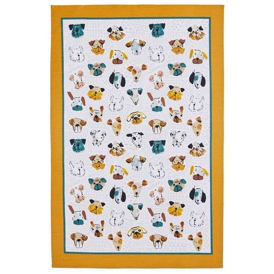 Mutley Crew Cotton Tea Towel in Multicolour