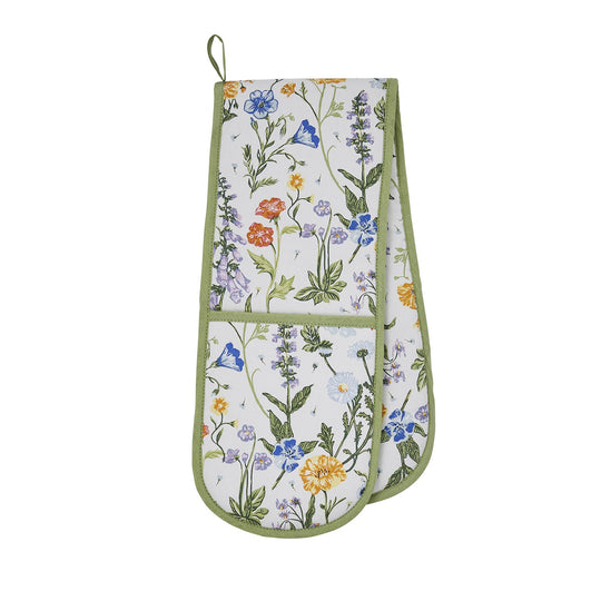 Cottage Garden Double Oven Glove in Multicolour