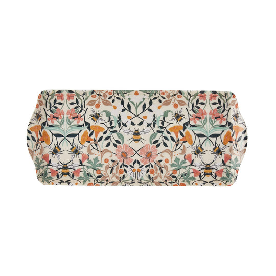 Bee Bloom Small Serving Tray in Yellow
